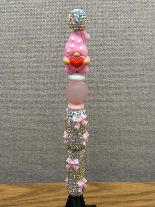 Valentines Day Pen- Pink Gnome