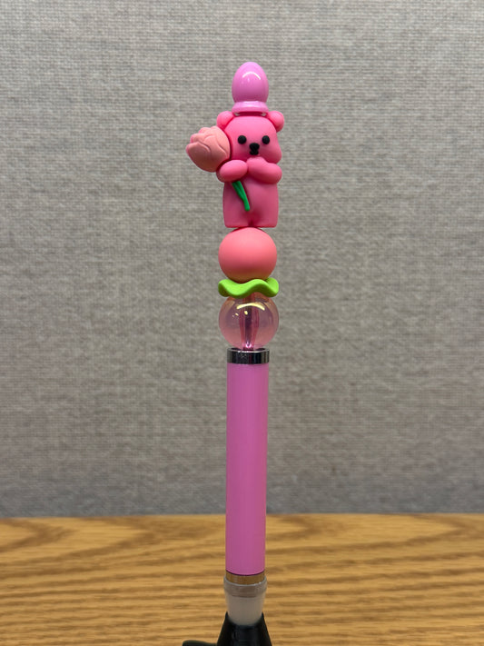 Valentines Day Pen- Beary Tulips wax pen