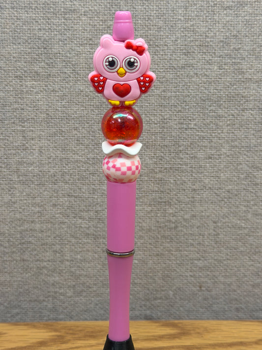 Valentines Day Pen- Heart Owl